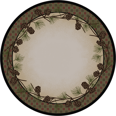 American Dakota Delicate Pines Natural Rug - 0179NAT234