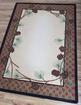 American Dakota Delicate Pines Natural Rug - 0179NAT234