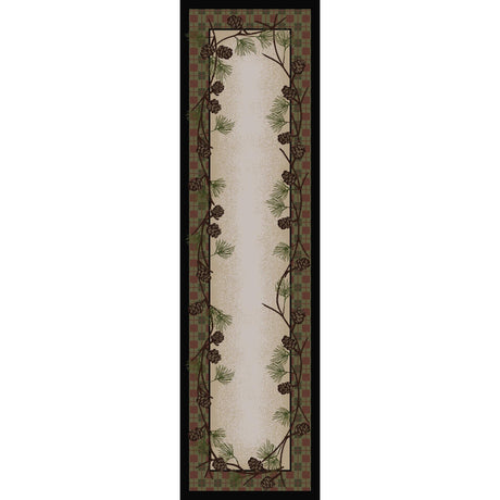 American Dakota Delicate Pines Natural Rug - 0179NAT234