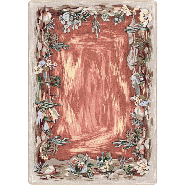 American Dakota Desert Canvas Clay Rug - 0682CLY234