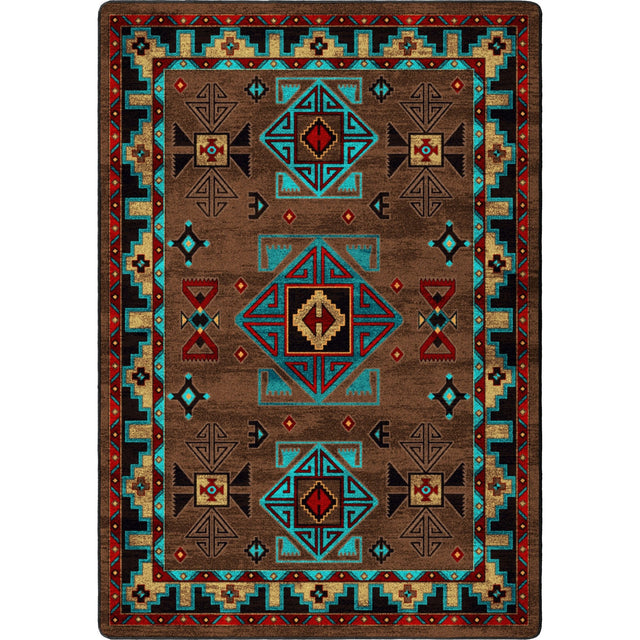 American Dakota Desert Diamond OKA Southwest Rug