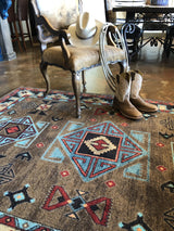 American Dakota Desert Diamond OKA Southwest Rug