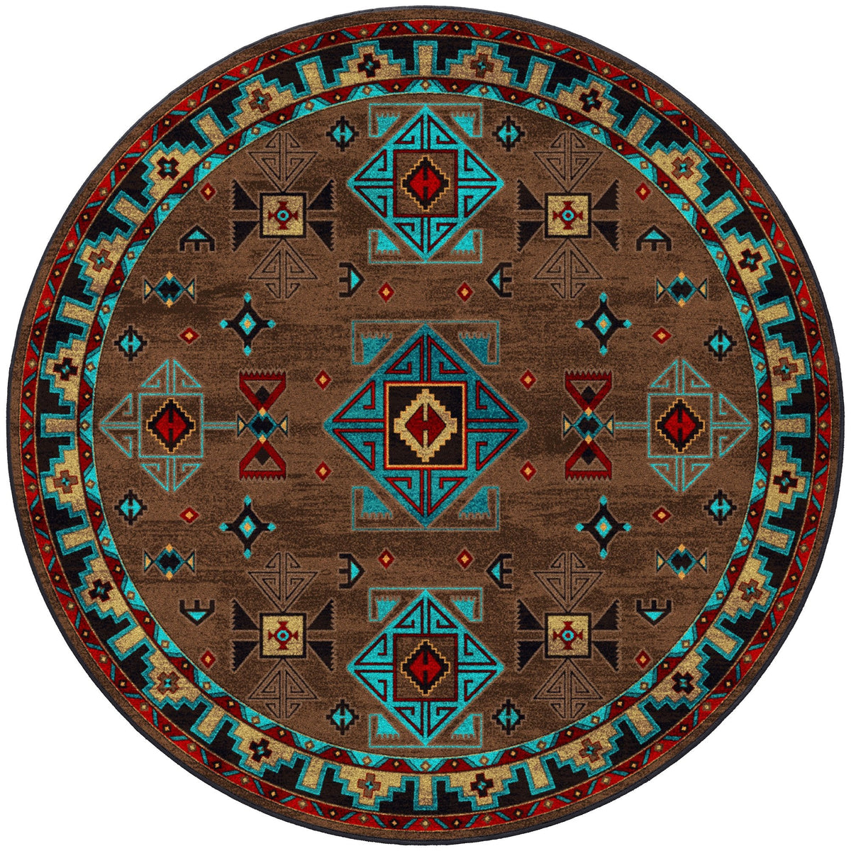 American Dakota Desert Diamond OKA Southwest Rug
