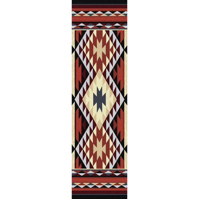 American Dakota Diamond Rio Rust Rug