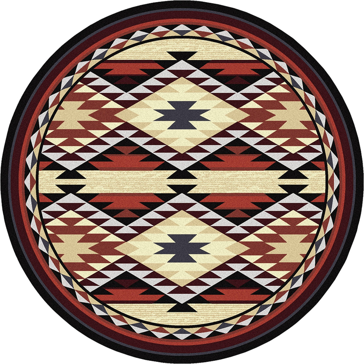 American Dakota Diamond Rio Rust Rug