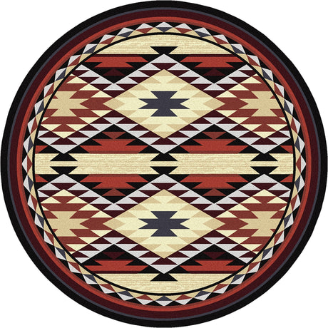 American Dakota Diamond Rio Rust Rug