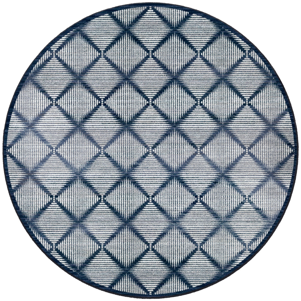 American Dakota Diamond Weave Denim Rug - 0494DNM234