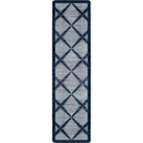 American Dakota Diamond Weave Denim Rug - 0494DNM234