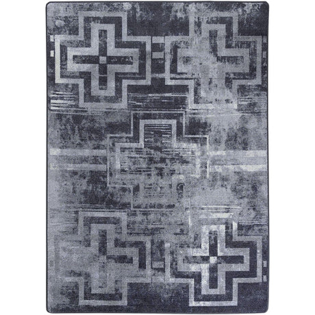 American Dakota Distressed Bounty Asphalt Rug - 0400ASP234