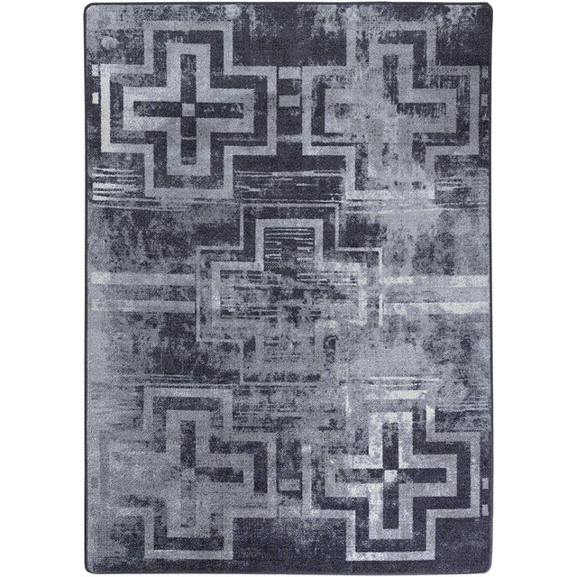 American Dakota Distressed Bounty Asphalt Rug - 0400ASP234