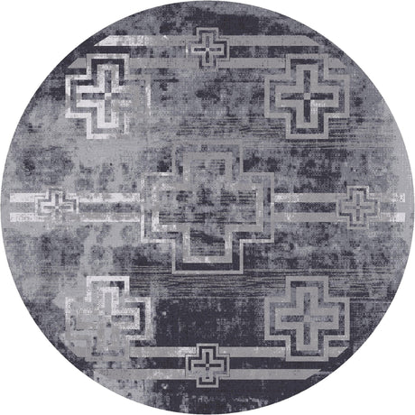 American Dakota Distressed Bounty Asphalt Rug - 0400ASP234