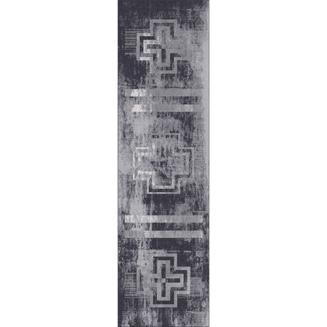 American Dakota Distressed Bounty Asphalt Rug - 0400ASP234