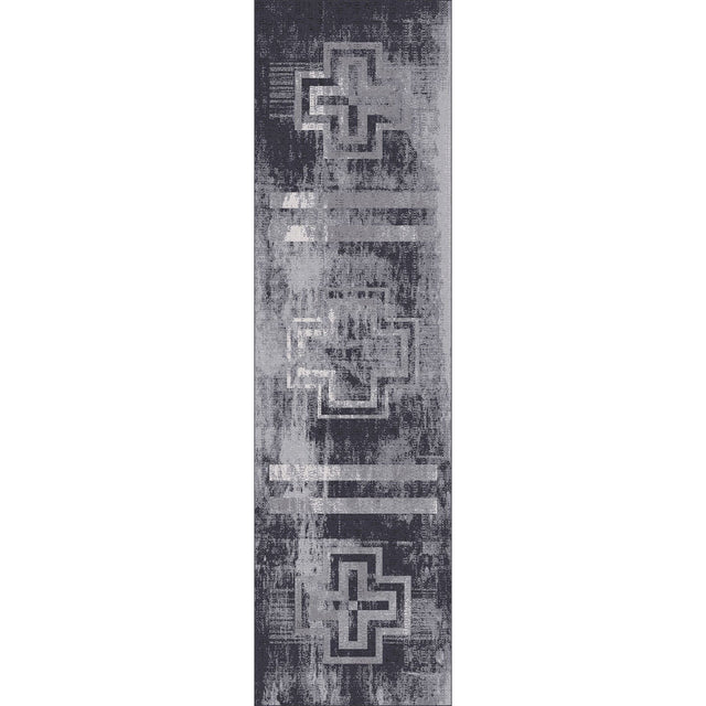 American Dakota Distressed Bounty Asphalt Rug - 0400ASP234