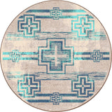 American Dakota Distressed Bounty Glacier Rug - 0400GLA234