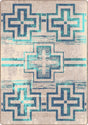 American Dakota Distressed Bounty Glacier Rug - 0400GLA234
