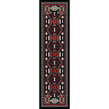 American Dakota Double Cross Gray Rug