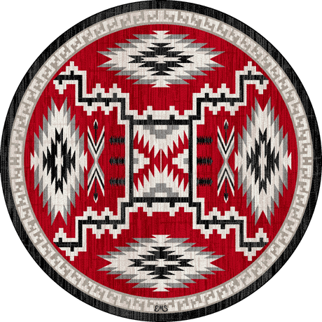 American Dakota Dream Receiver Red Rug - 0656RED234