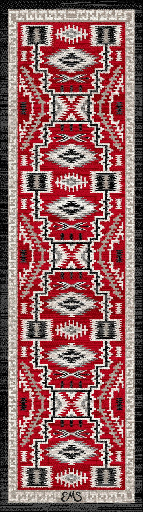 American Dakota Dream Receiver Red Rug - 0656RED234