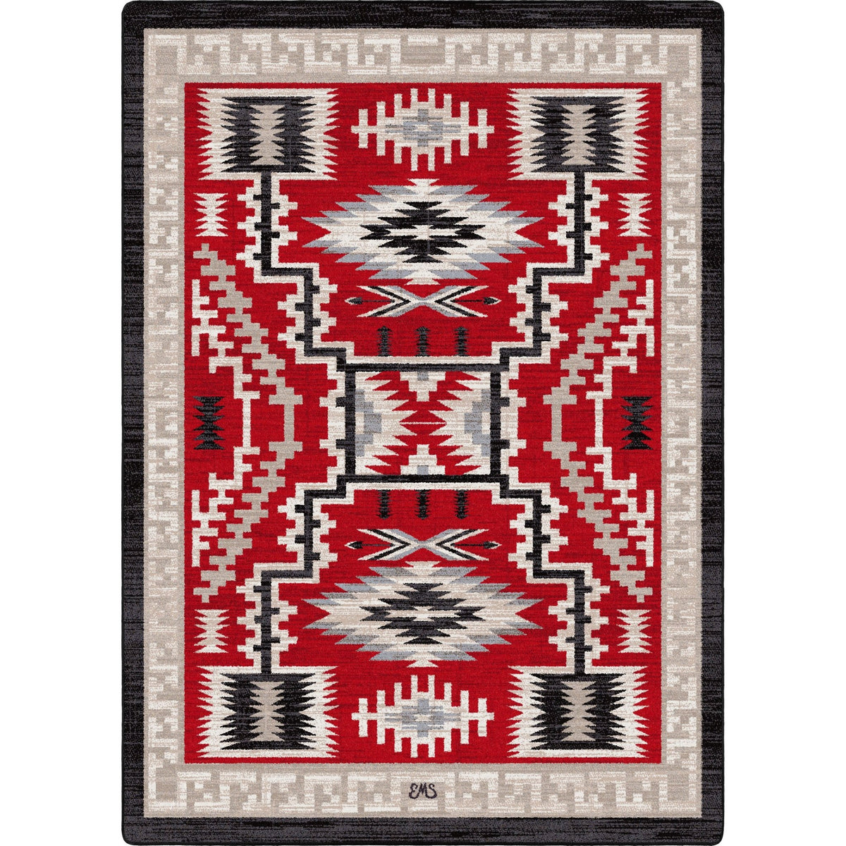 American Dakota Dream Receiver Red Rug - 0656RED234