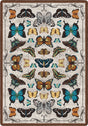 American Dakota English Collector Cabinet Butterfly Multi Rug - 0627BTR234
