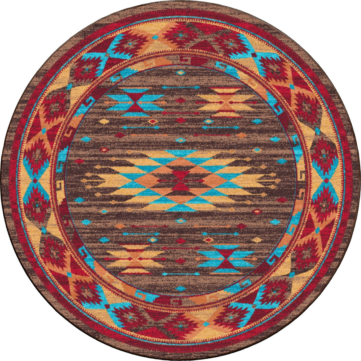 American Dakota Espuela Turquoise Rug