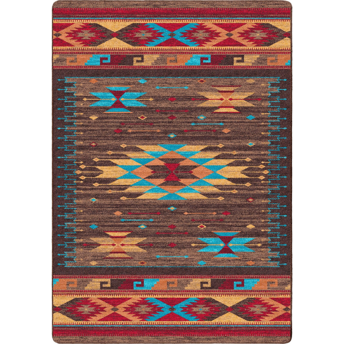 American Dakota Espuela Turquoise Rug