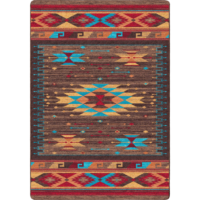 American Dakota Espuela Turquoise Rug