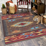 American Dakota Espuela Turquoise Rug
