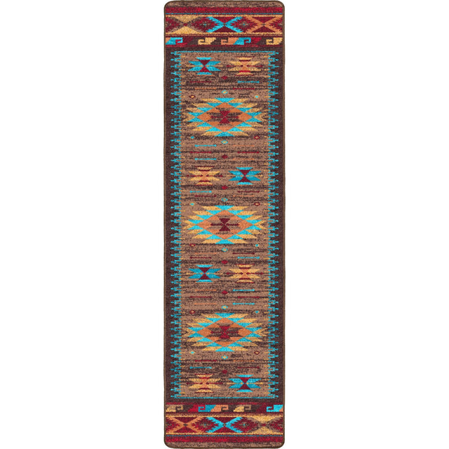 American Dakota Espuela Turquoise Rug