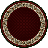 American Dakota Evergreen Garnet Rug - 0121GAR234
