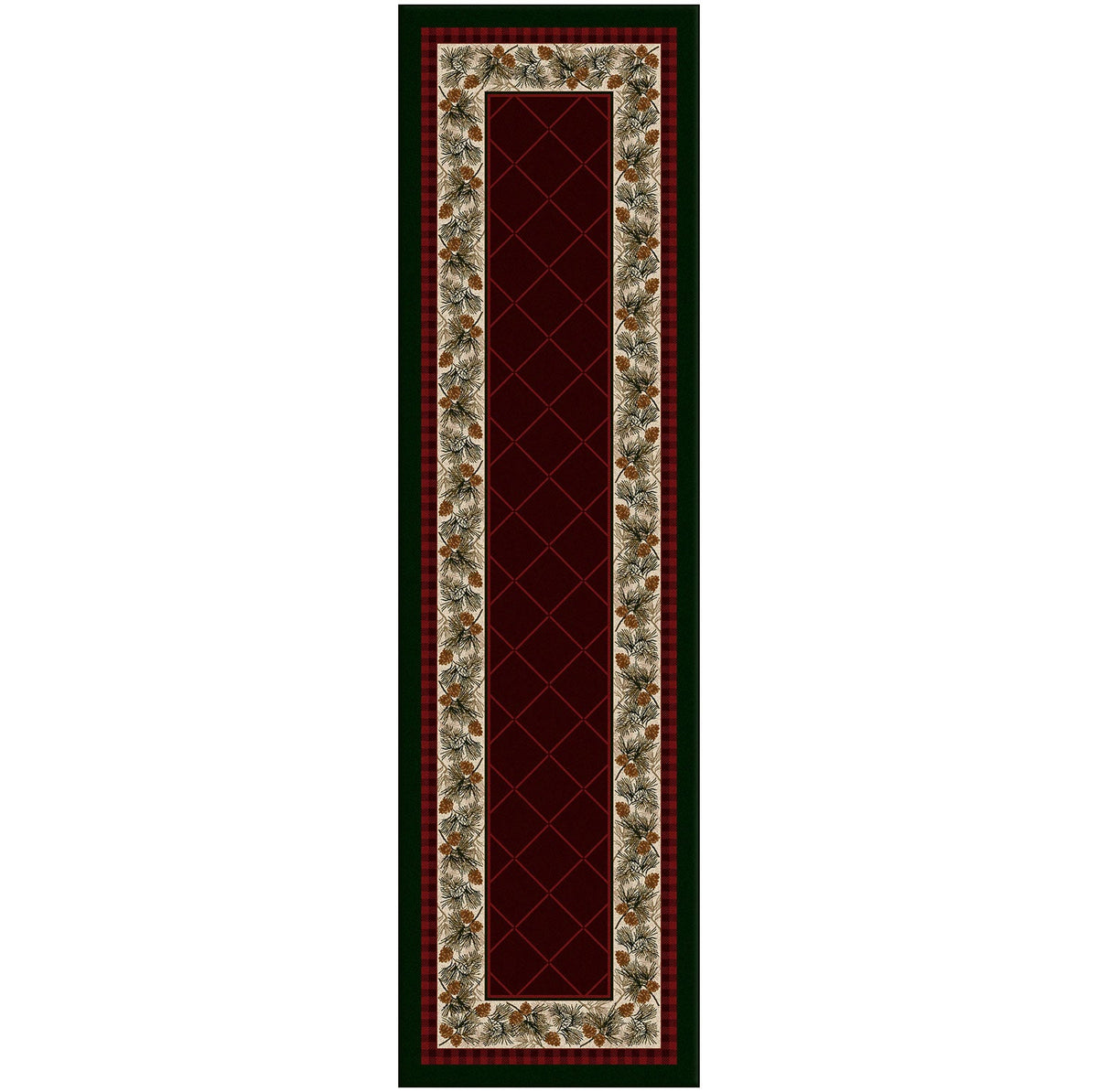 American Dakota Evergreen Garnet Rug - 0121GAR234