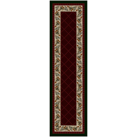 American Dakota Evergreen Garnet Rug - 0121GAR234