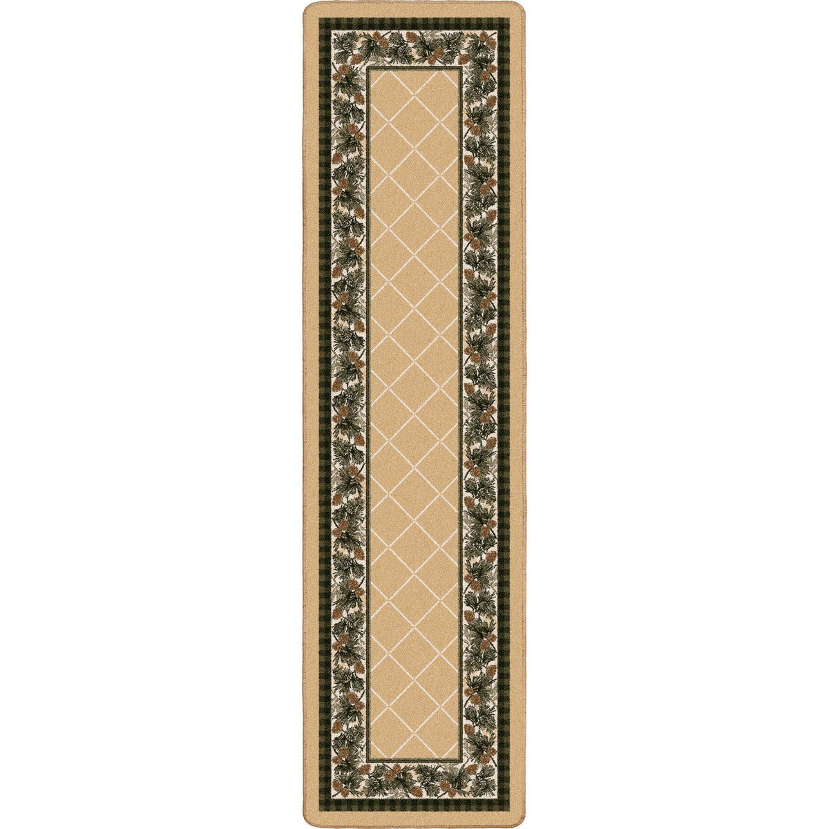 American Dakota Evergreen Light Maize Rug - 0121MAZ234