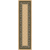 American Dakota Evergreen Light Maize Rug - 0121MAZ234