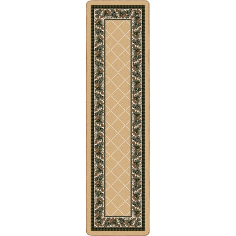 American Dakota Evergreen Light Maize Rug - 0121MAZ234