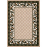 American Dakota Evergreen Lt. Sandstone Rug - 0121SAN234