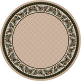 American Dakota Evergreen Lt. Sandstone Rug - 0121SAN234