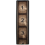 American Dakota Filmstrip Brown Rug - 0287BRN217