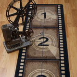 American Dakota Filmstrip Brown Rug - 0287BRN217