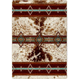 American Dakota Fire Hide True Western Rug