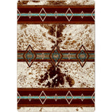 American Dakota Fire Hide True Western Rug