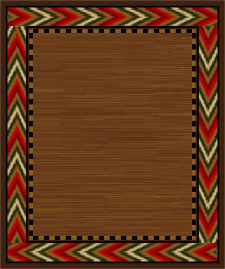 American Dakota Flame Red Rug