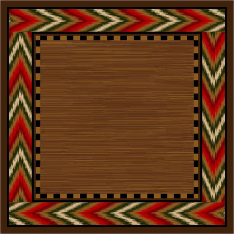 American Dakota Flame Red Rug