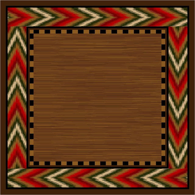 American Dakota Flame Red Rug