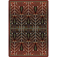 American Dakota Flourish Forest Garnet Rug - 0686GAR234