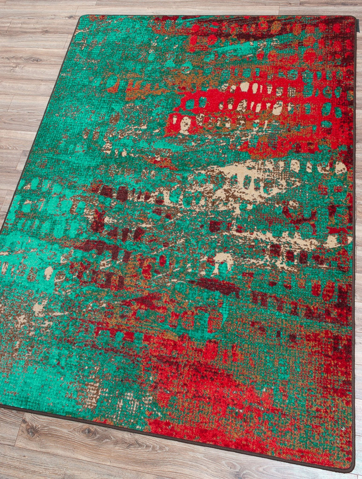 American Dakota Forward Shift OKA Turquoise Rug - OKA0360TUR234