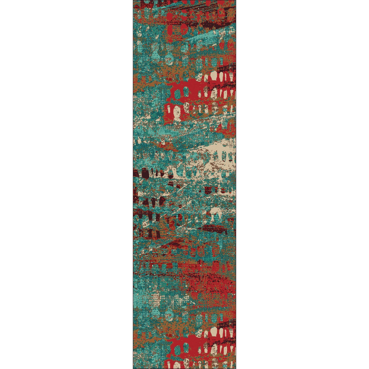 American Dakota Forward Shift OKA Turquoise Rug - OKA0360TUR234