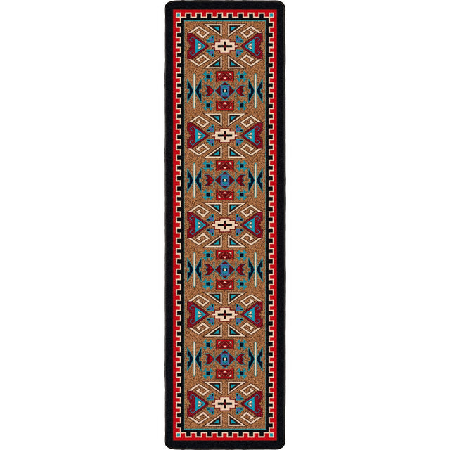 American Dakota Four Rams Bright Rug