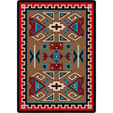 American Dakota Four Rams Bright Rug