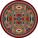 American Dakota Four Rams Bright Rug